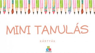 mini tanulási kártyák